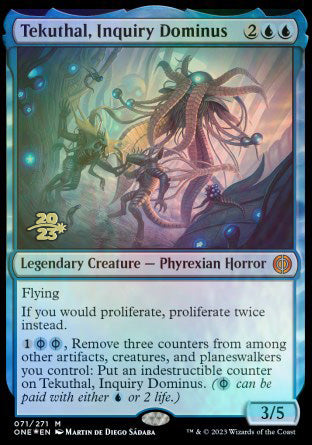 Tekuthal, Inquiry Dominus [Phyrexia: All Will Be One Prerelease Promos] | Golgari Games