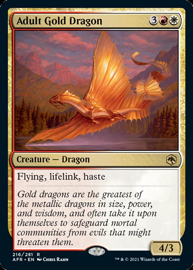 Adult Gold Dragon [Dungeons & Dragons: Adventures in the Forgotten Realms] | Local Legends