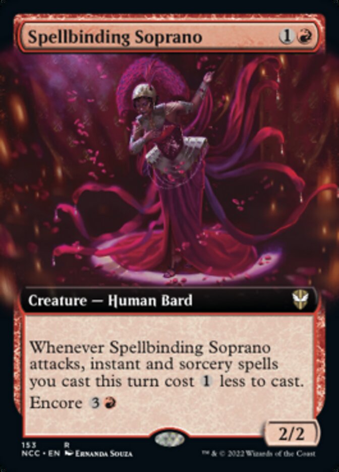 Spellbinding Soprano (Extended Art) [Streets of New Capenna Commander] | Golgari Games