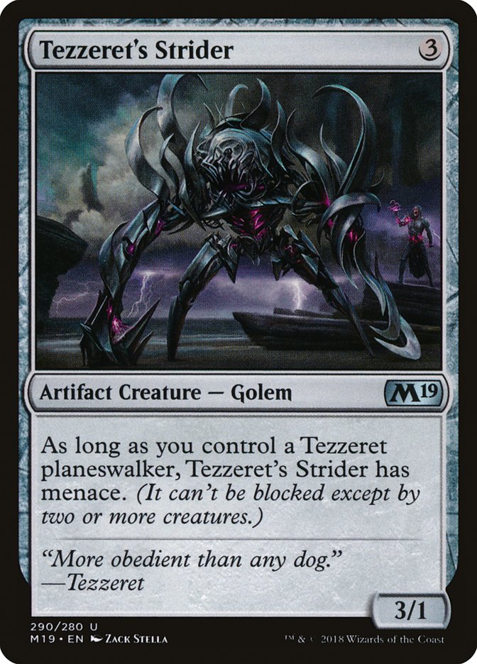 Tezzeret's Strider [Core Set 2019] | Golgari Games