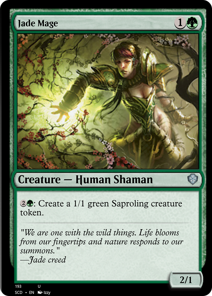 Jade Mage [Starter Commander Decks] | Local Legends