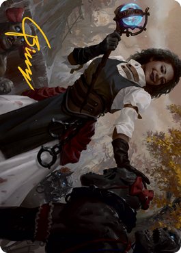 Skaab Wrangler Art Card (Gold-Stamped Signature) [Innistrad: Midnight Hunt Art Series] | Local Legends