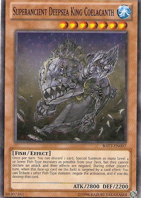 Superancient Deepsea King Coelacanth [BATT-EN007] Starfoil Rare | Golgari Games