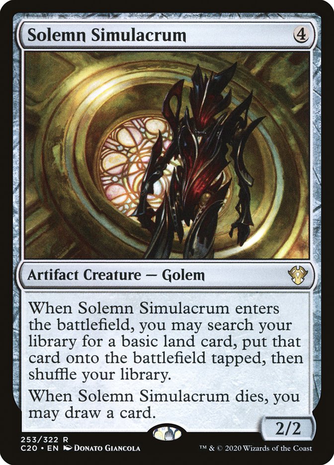 Solemn Simulacrum [Commander 2020] | Local Legends