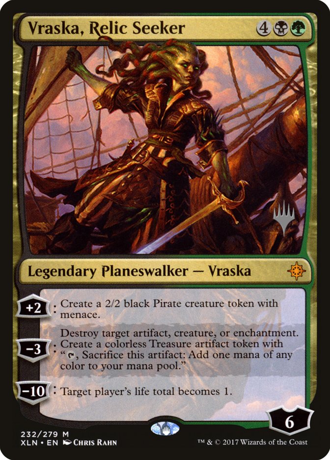 Vraska, Relic Seeker (Promo Pack) [Ixalan Promos] | Golgari Games