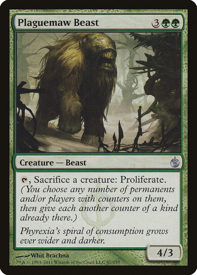 Plaguemaw Beast [Mirrodin Besieged] | Golgari Games