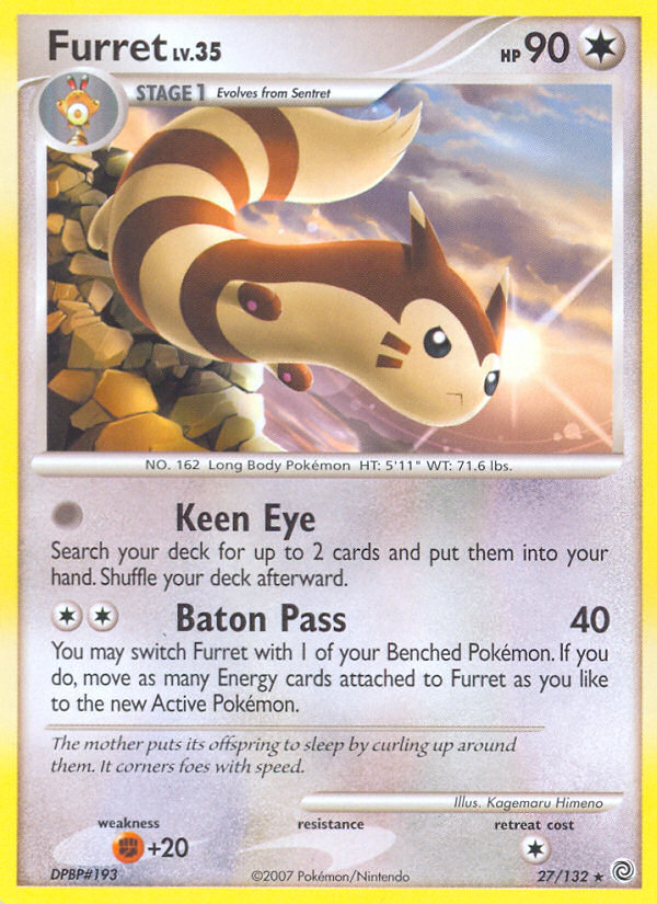 Furret (27/132) [Diamond & Pearl: Secret Wonders] | Golgari Games