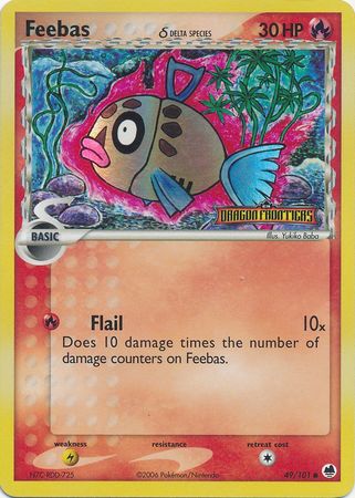 Feebas (49/101) (Delta Species) (Stamped) [EX: Dragon Frontiers] | Golgari Games