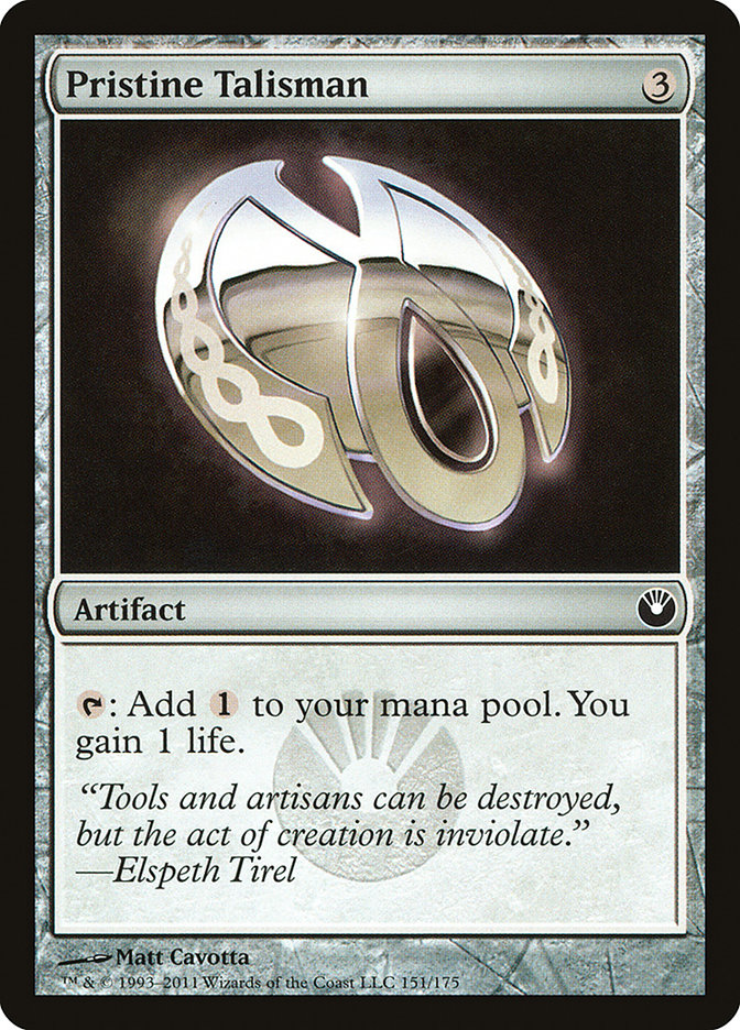 Pristine Talisman (Game Day) [New Phyrexia Promos] | Local Legends