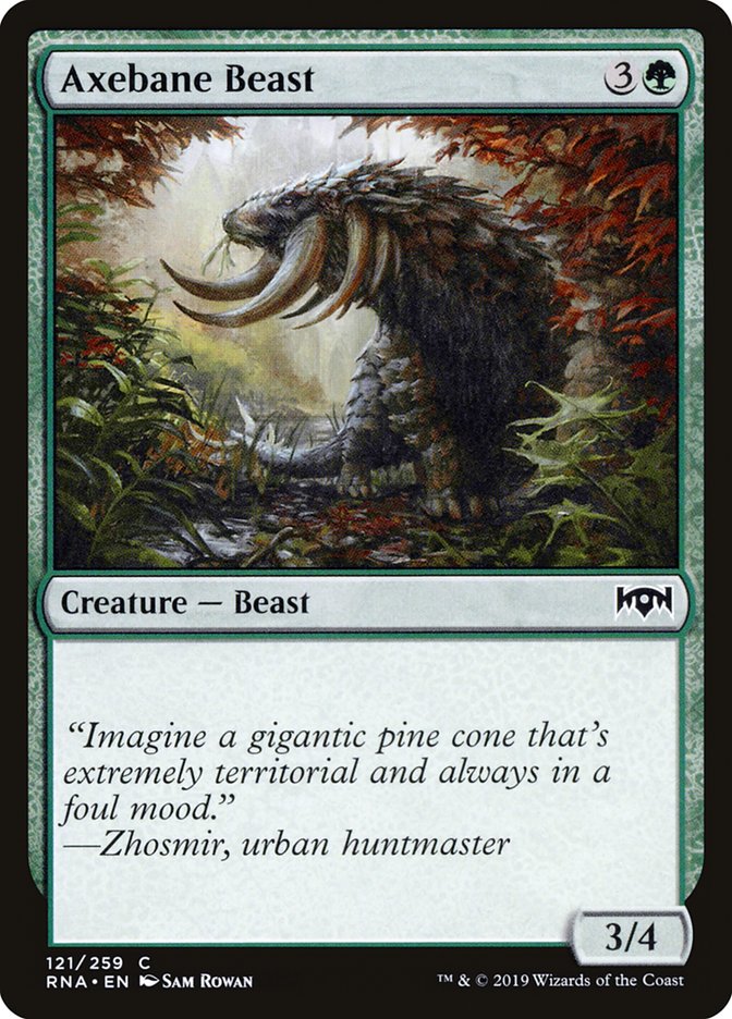 Axebane Beast [Ravnica Allegiance] | Golgari Games