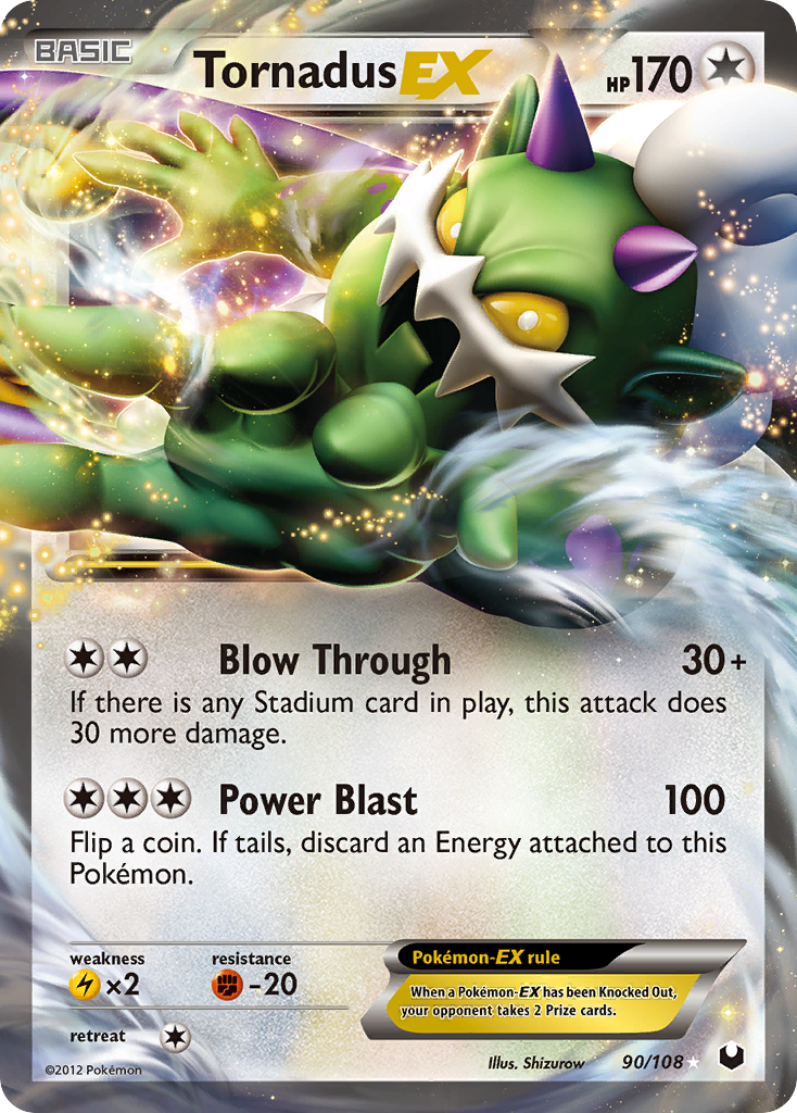 Tornadus EX (90/108) [Black & White: Dark Explorers] | Golgari Games