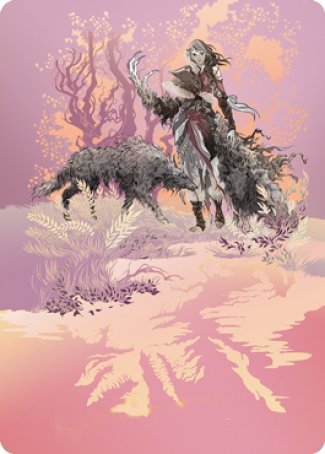 Arlinn, the Pack's Hope 2 Art Card [Innistrad: Midnight Hunt Art Series] | Local Legends