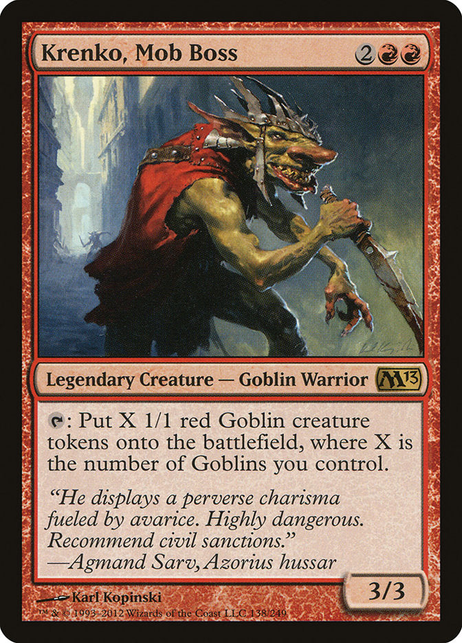 Krenko, Mob Boss [Magic 2013] | Local Legends