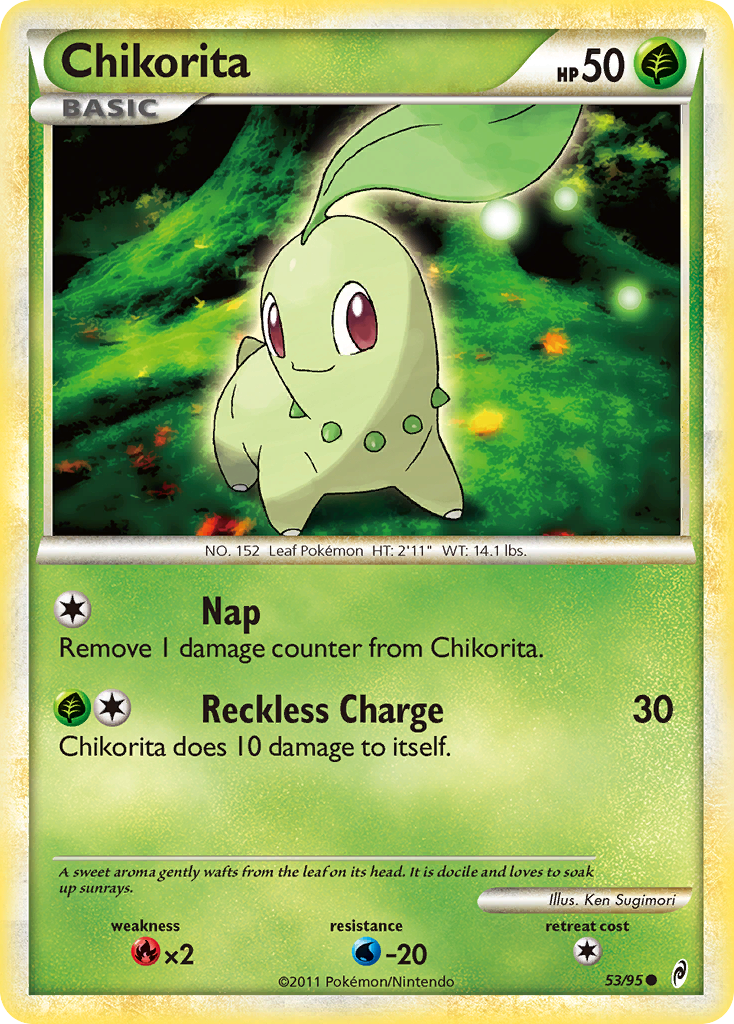 Chikorita (53/95) [HeartGold & SoulSilver: Call of Legends] | Golgari Games