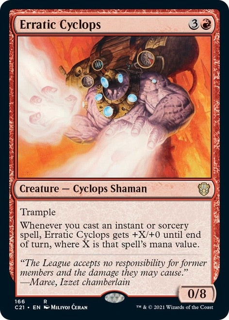 Erratic Cyclops [Commander 2021] | Local Legends