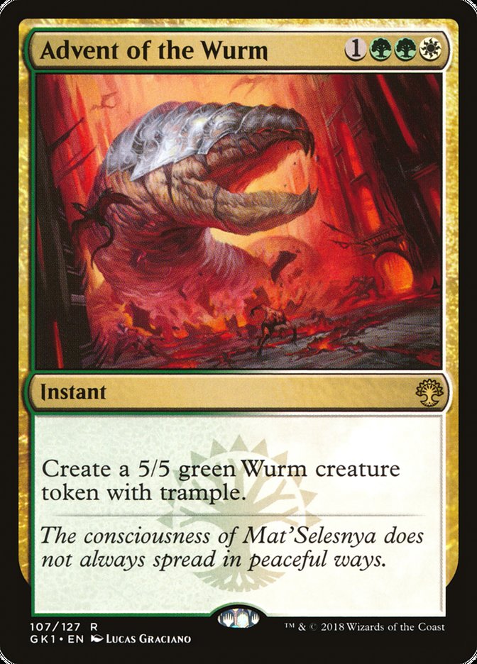 Advent of the Wurm [Guilds of Ravnica Guild Kit] | Golgari Games