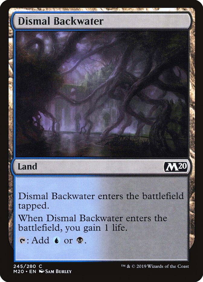 Dismal Backwater [Core Set 2020] | Golgari Games