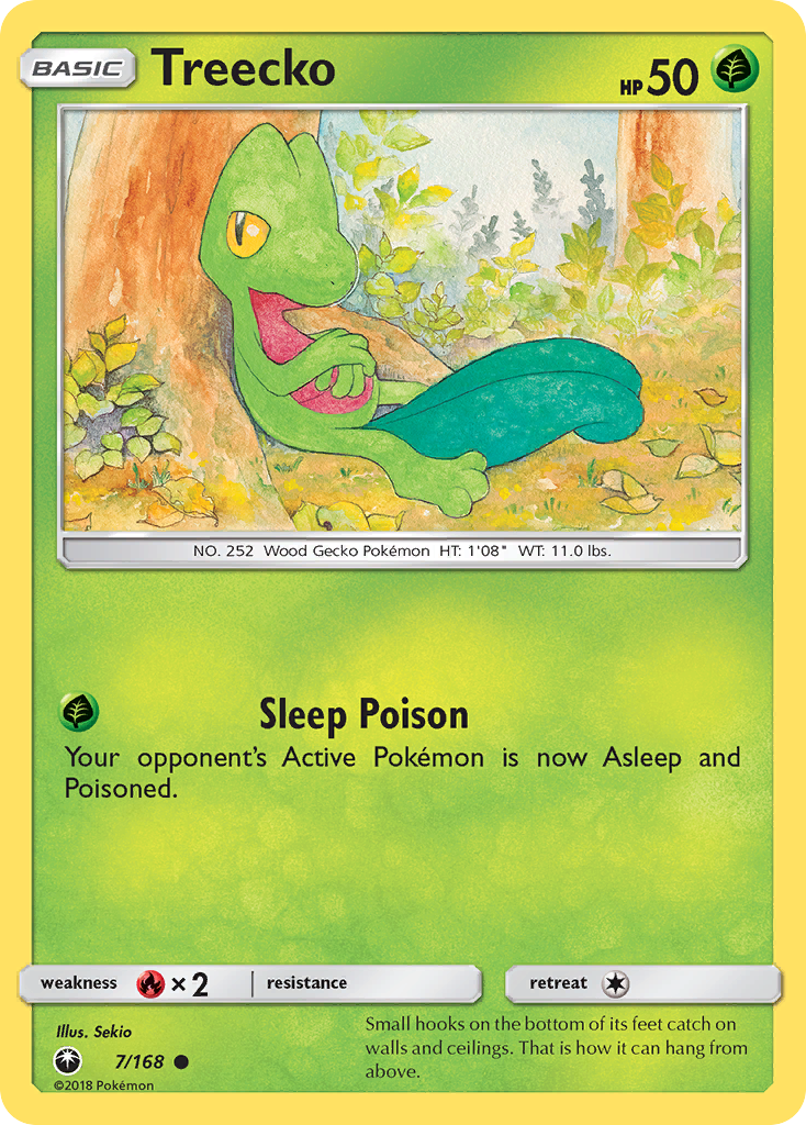 Treecko (7/168) [Sun & Moon: Celestial Storm] | Golgari Games