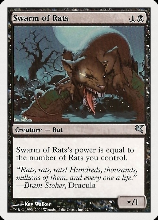 Swarm of Rats (27) [Hachette UK] | Golgari Games