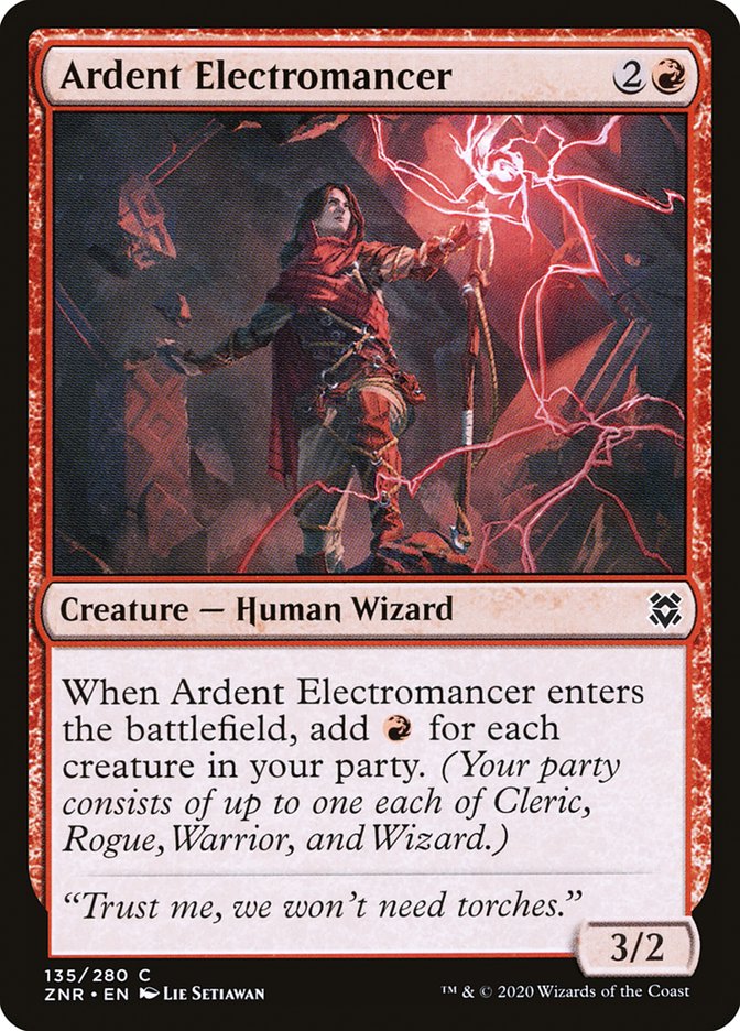 Ardent Electromancer [Zendikar Rising] | Golgari Games