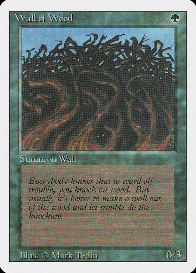 Wall of Wood [Revised Edition] | Golgari Games