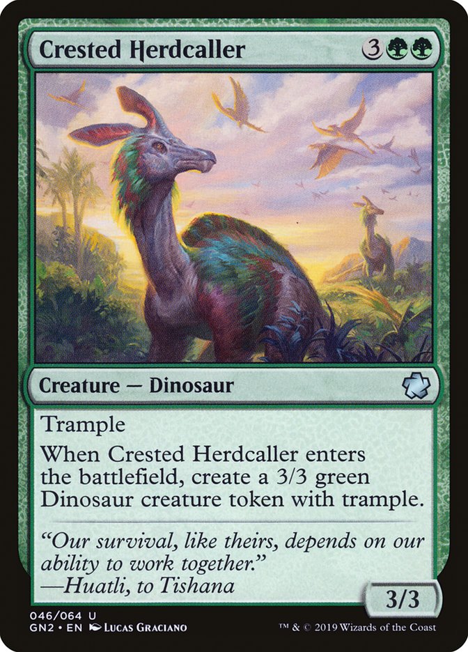 Crested Herdcaller [Game Night 2019] | Local Legends