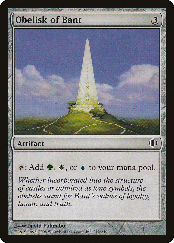 Obelisk of Bant [Shards of Alara] | Local Legends