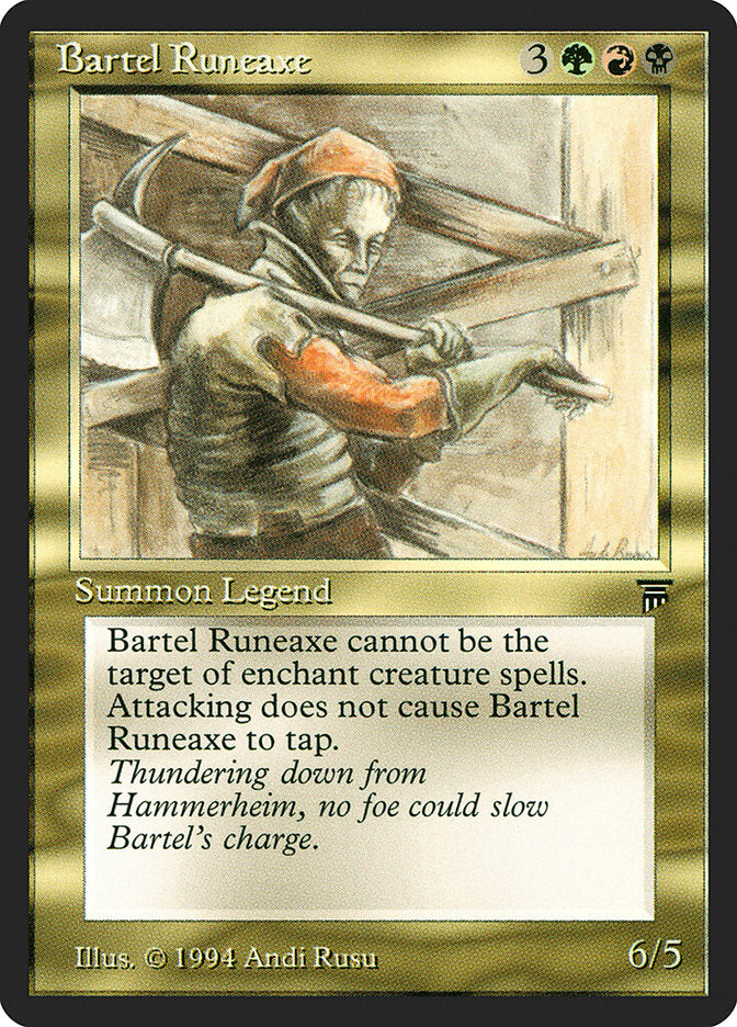 Bartel Runeaxe [Legends] | Local Legends