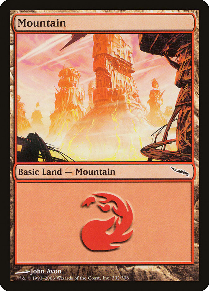 Mountain (302) [Mirrodin] | Local Legends