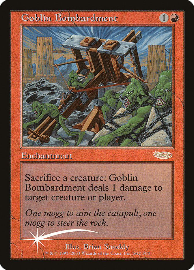 Goblin Bombardment [Friday Night Magic 2003] | Local Legends