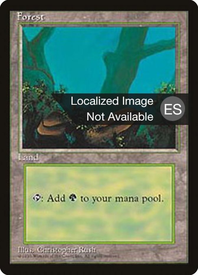 Forest (A) [Fourth Edition (Foreign Black Border)] | Local Legends