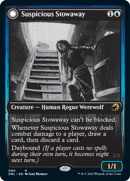 Suspicious Stowaway // Seafaring Werewolf [Innistrad: Double Feature] | Local Legends