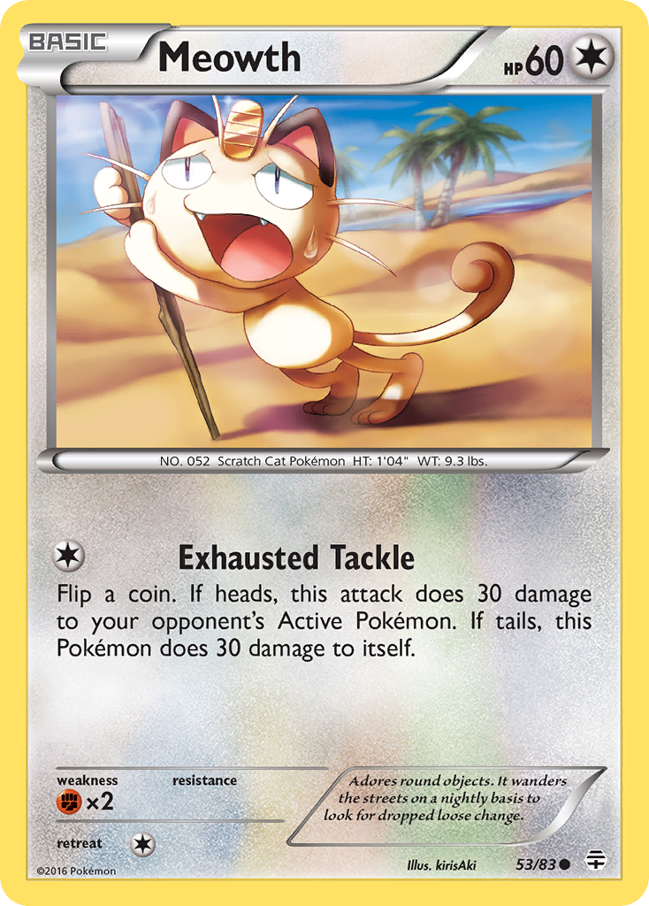 Meowth (53/83) [XY: Generations] | Golgari Games