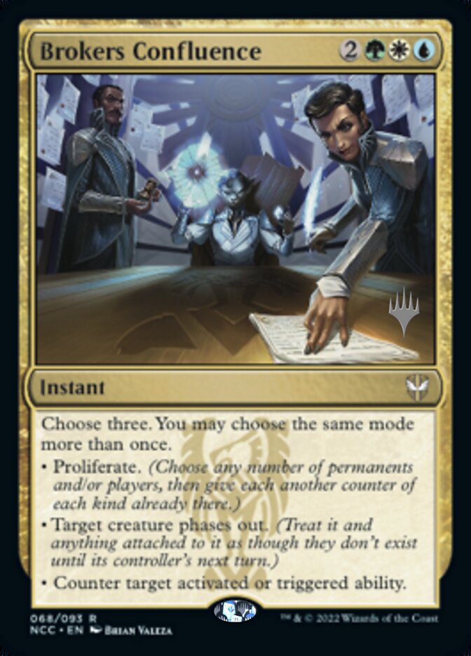 Brokers Confluence (Promo Pack) [Streets of New Capenna Commander Promos] | Local Legends