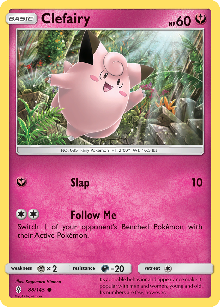 Clefairy (88/145) [Sun & Moon: Guardians Rising] | Golgari Games