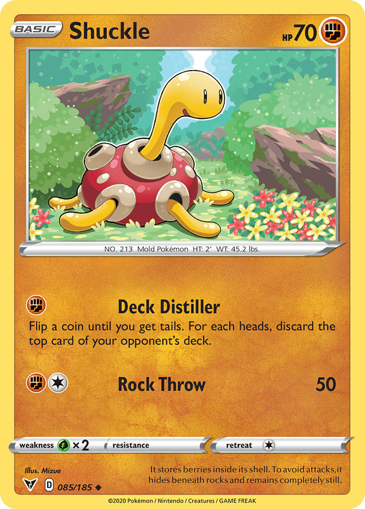 Shuckle (085/185) [Sword & Shield: Vivid Voltage] | Golgari Games