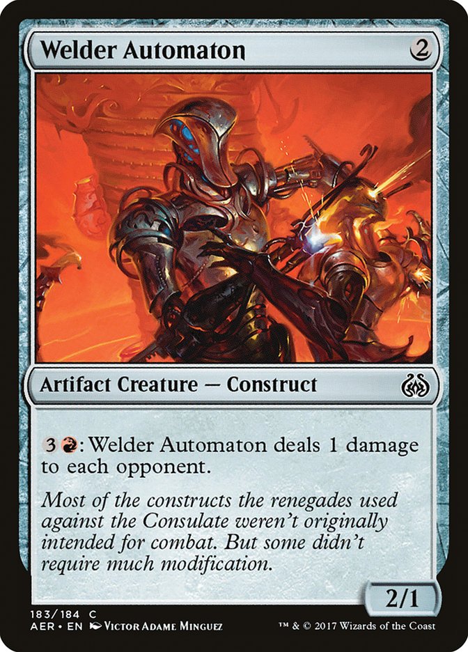 Welder Automaton [Aether Revolt] | Golgari Games