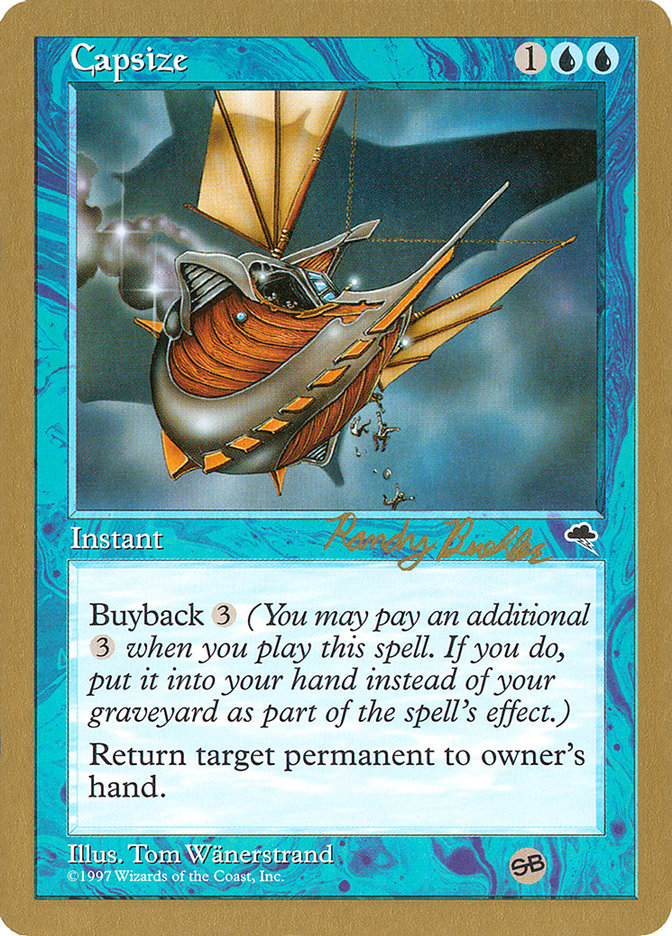 Capsize (Randy Buehler) (SB) [World Championship Decks 1998] | Local Legends