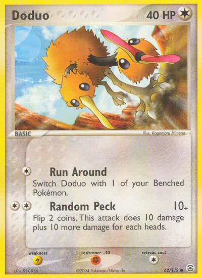 Doduo (62/112) [EX: FireRed & LeafGreen] | Golgari Games