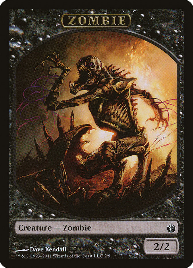 Zombie Token [Mirrodin Besieged Tokens] | Golgari Games