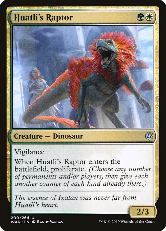 Huatli's Raptor [War of the Spark] | Local Legends
