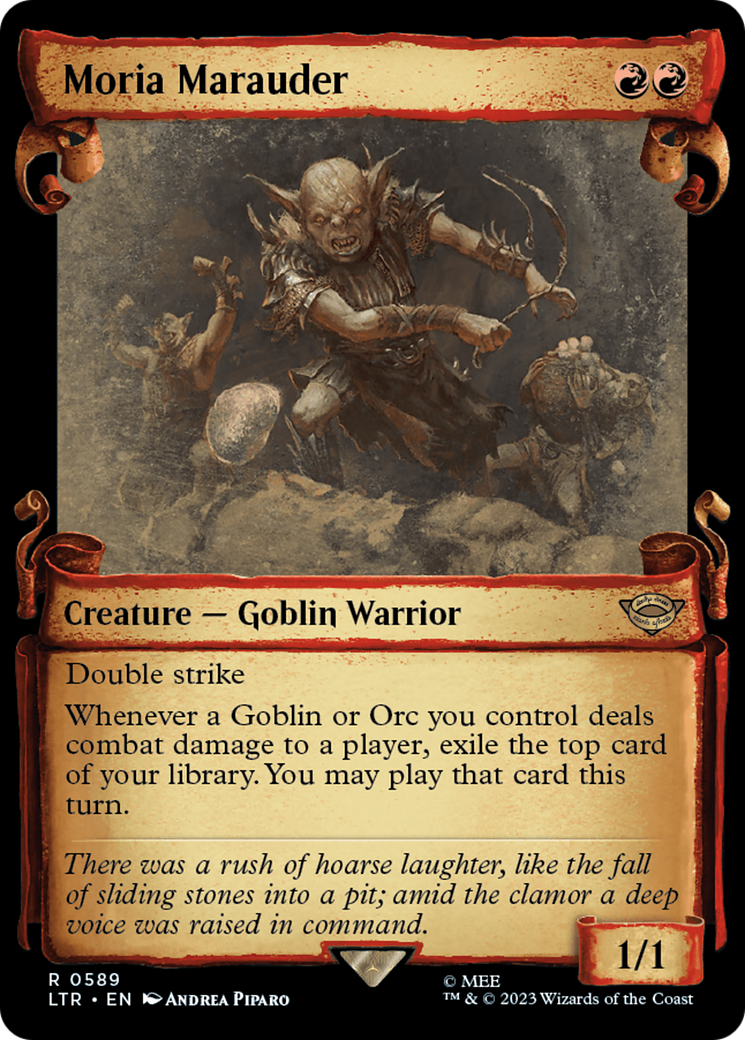 Moria Marauder [The Lord of the Rings: Tales of Middle-Earth Showcase Scrolls] | Golgari Games