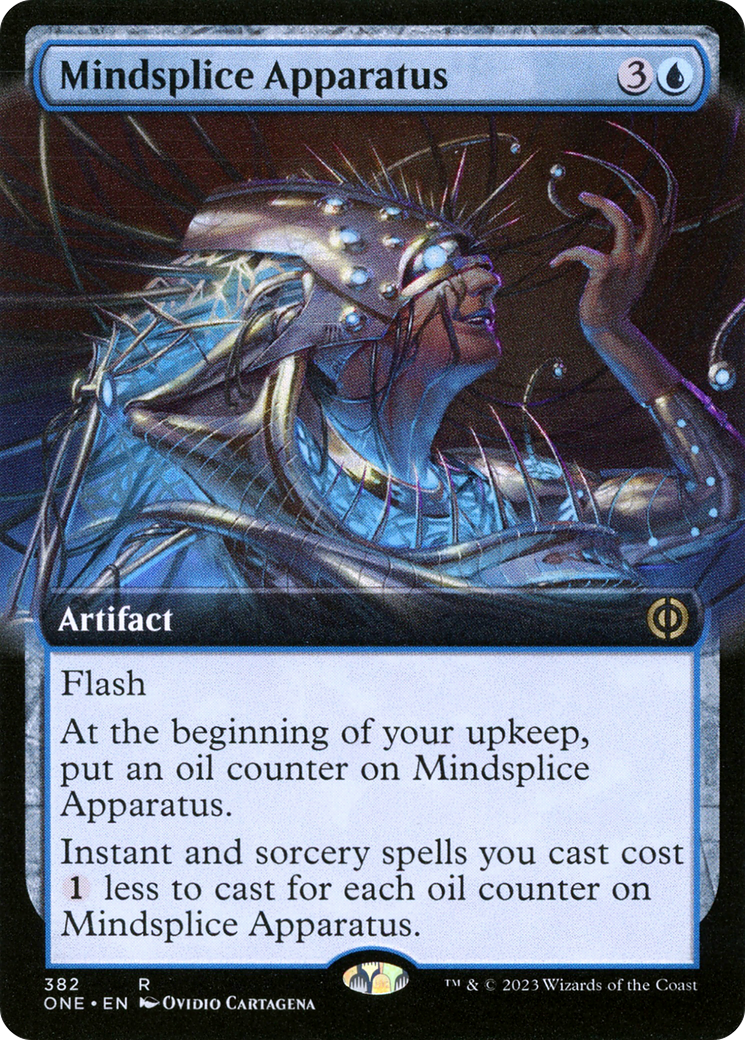 Mindsplice Apparatus (Extended Art) [Phyrexia: All Will Be One] | Local Legends