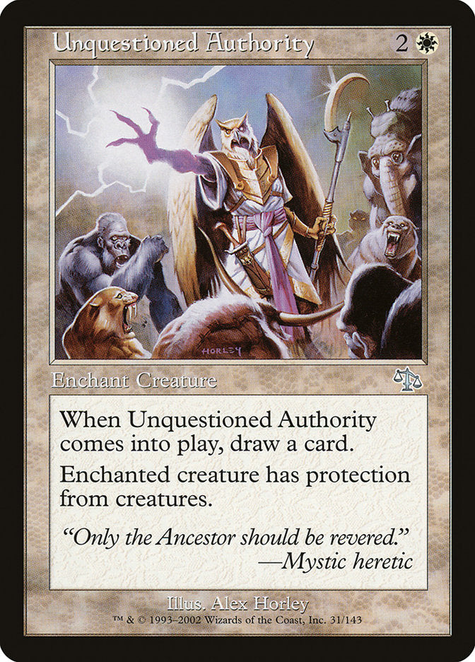 Unquestioned Authority [Judgment] | Local Legends