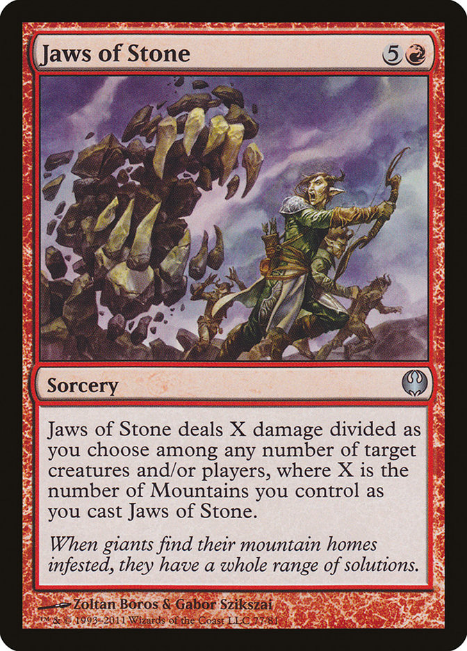 Jaws of Stone [Duel Decks: Knights vs. Dragons] | Local Legends