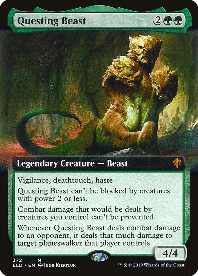 Questing Beast (Extended Art) [Throne of Eldraine] | Local Legends