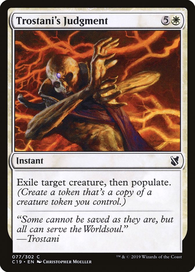Trostani's Judgment [Commander 2019] | Local Legends