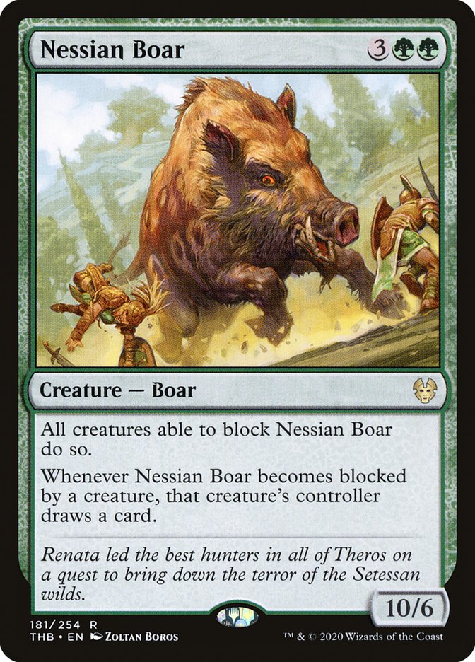 Nessian Boar [Theros Beyond Death] | Golgari Games