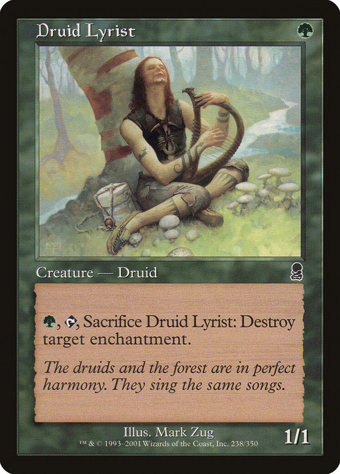 Druid Lyrist [Odyssey] | Golgari Games