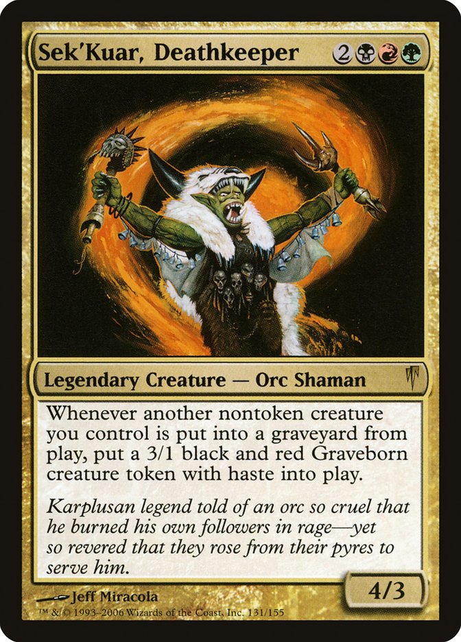Sek'Kuar, Deathkeeper [Coldsnap] | Local Legends